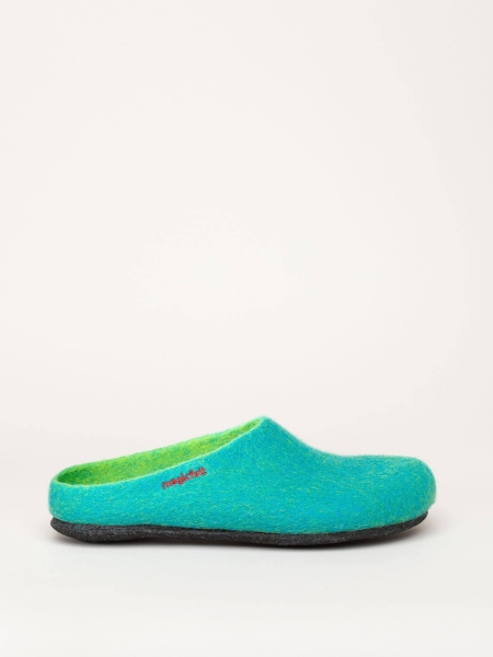 magicfelt Clogs Filzpantoffeln AN-709 smaragd mittel