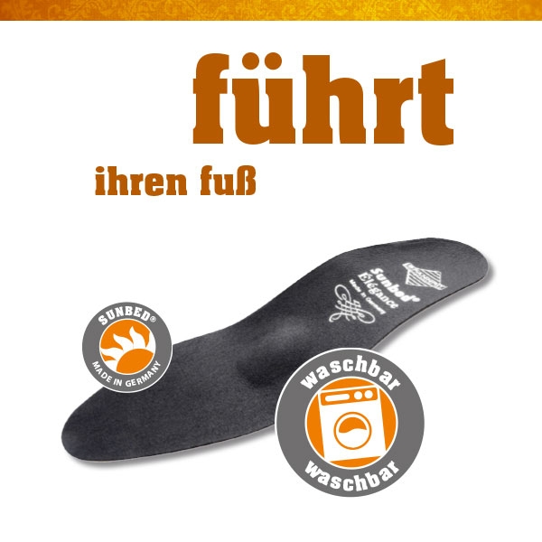 SUNBED®-Elegance Fußbetteinlage zur Fußführung - Spannrit