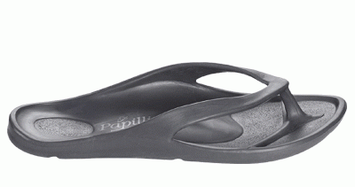 Papillio Del Mar Kunststoff-Sandalen denkmäler grau breit