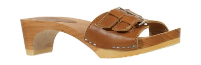 Sandalen Wood cognac - Sanita