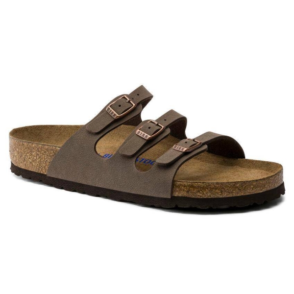 Florida Sandalen Slipper mocca Weichbettung Normal - Birkenstock