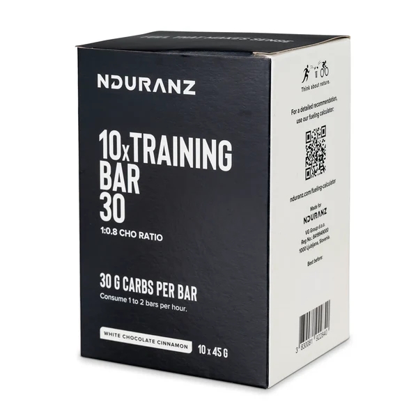Training Bar 30 White Choco Cinnamon - Nduranz (MHD 10/26)