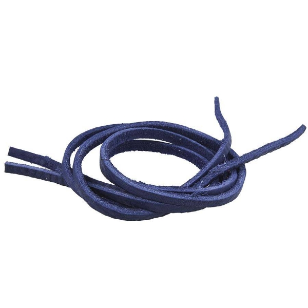 Schnürbänder Leder royal blue für Modell Silkeborg - Duckfeet