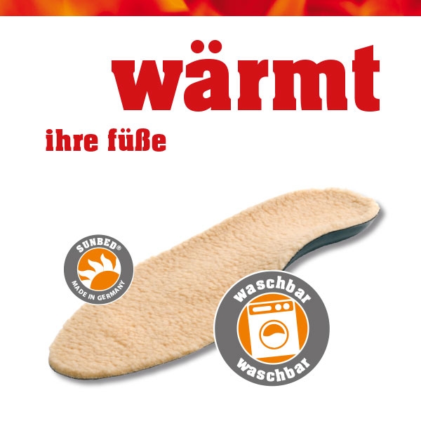 SUNBED®-Fire 5-Schichten-Weichschaum-Fußbett - Spannrit
