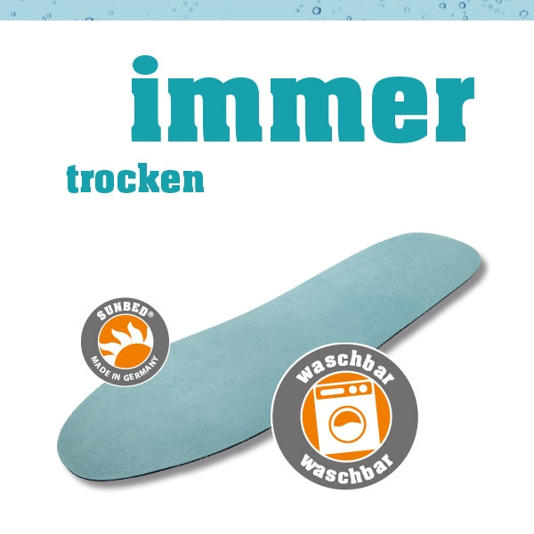 SUNBED®-Wash & Go - die waschechte Einlegesohle - Spannrit