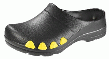 Jolly Jolly Air Kunststoff-Clogs schwarz breit