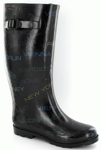 Be Only Gummistiefel World schwarz mittel
