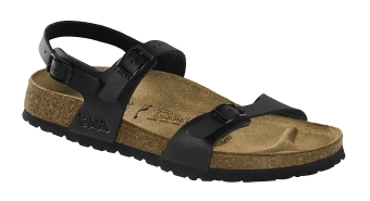 Birkis Tanega Sandalen Fersenriemen black Schmal
