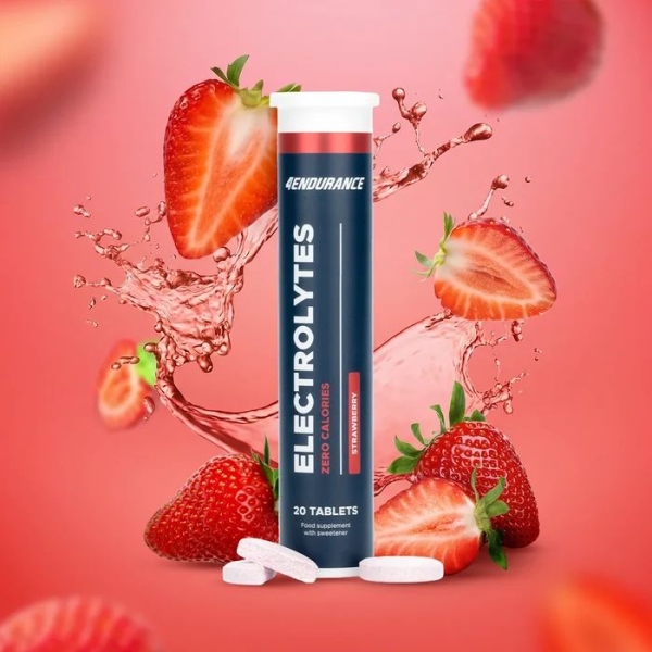 Elektrolyte Erdbeere Natrium Kalium Magnesium Kalzium Hydratation 4Endurance