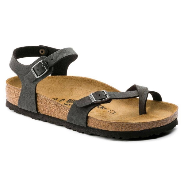 Taormina Sandalen Zehensteg schwarz Fettleder Normal - Birkenstock