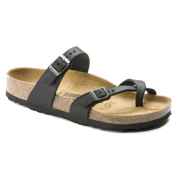 Mayari Sandalen Zehensteg schwarz Normal - Birkenstock