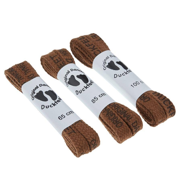 Schnürbänder Baumwolle brown für verschiedene Modelle - Duckfeet