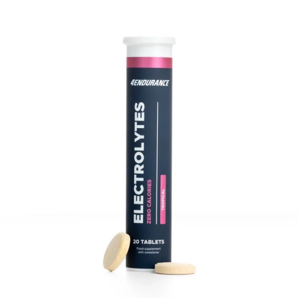 Electrolytes Tropical 20 Tabletten - 4Endurance (MHD 01/29)